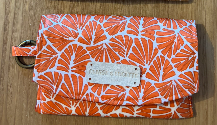 Étui à lunettes orange tropical