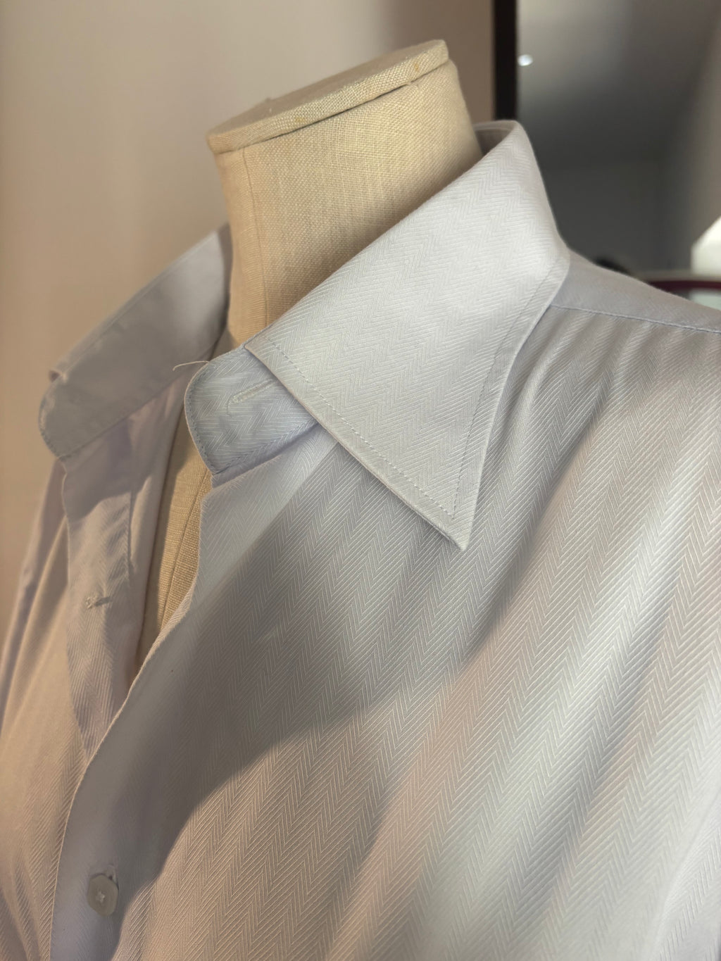 Chemisier femme blanc upcyclé
