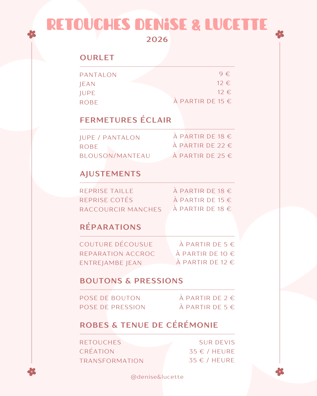 Besoin d'une retouche ?